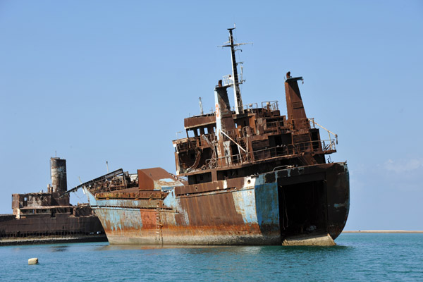 The Mariam Star caught fire in the Port of Berbera in September 2009