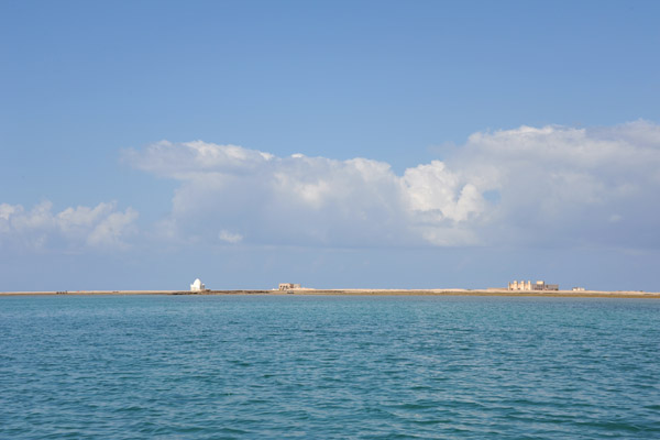 The sand spit forming Berbera's natural harbour, used as a port since antiquity 