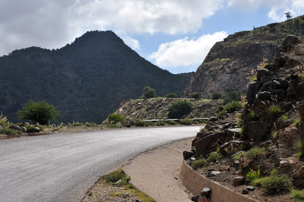 Somaliland Highway 2 in the mountains before Sheikh
