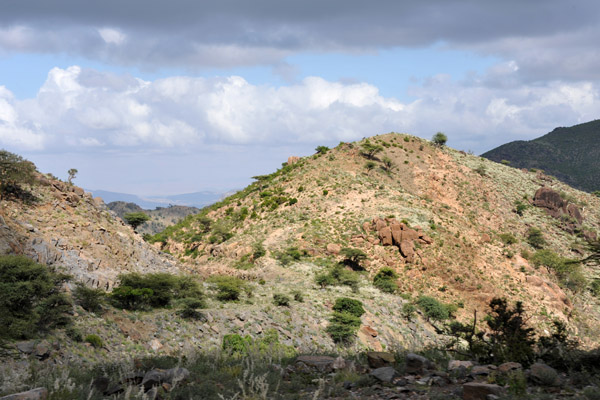 Sunlit hillside, Somaliland