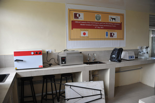 Food Hygiene Laboratory of the Sheikh Technical Veterinary School, launched in 2012