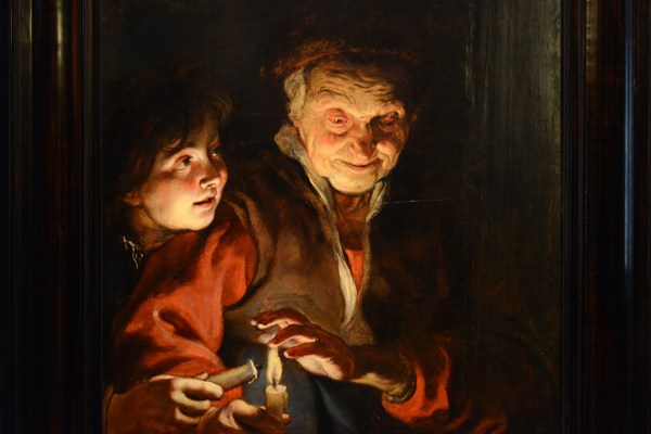 Old Woman and Boy with Candle, Peter Paul Rubens, ca 1616-1617