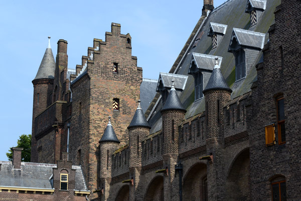 The Binnenhof was constructed primarily in the 13th C.
