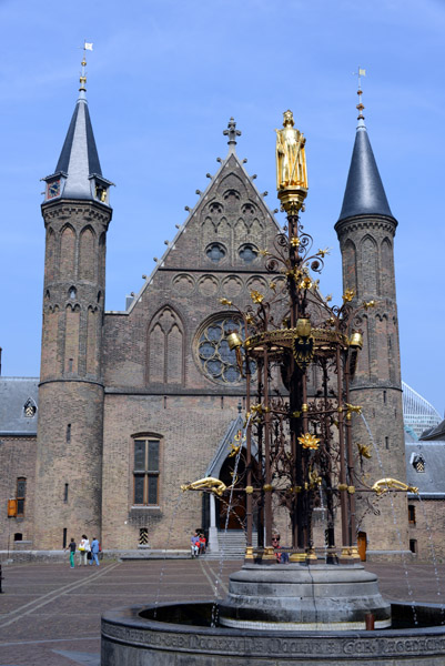 1885 Fountain of Willem II, Binnenhof, Den Haag