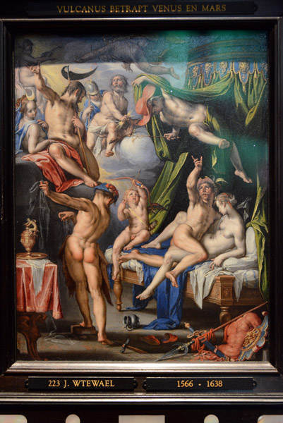 Mars and Venus surprised by Vulcan, Danil Seghers, 1601