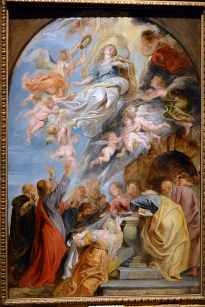 Modeling for the Assumption of the Virgin, Peter Paul Rubens, ca 1612-1615