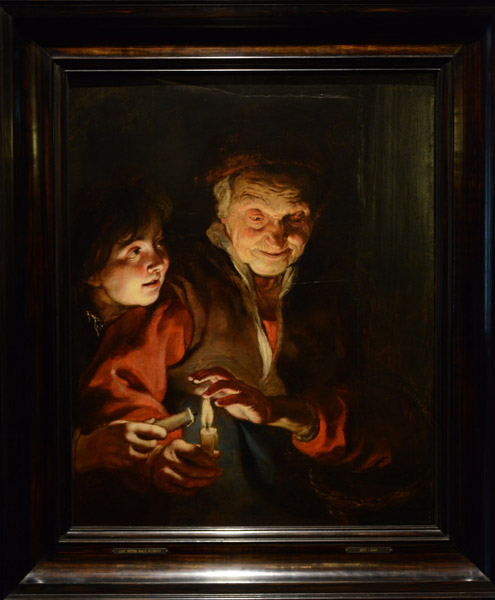 Old Woman and Boy with Candle, Peter Paul Rubens, ca 1616-1617