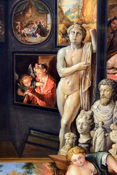 Detail of Willem van Haecht's Apelles Painting Campaspe