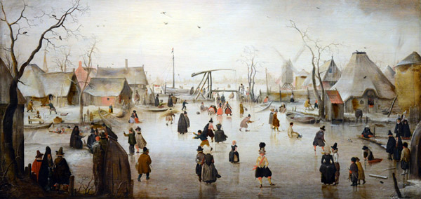 Ice Scene, Hendrick Avercamp, ca 1610