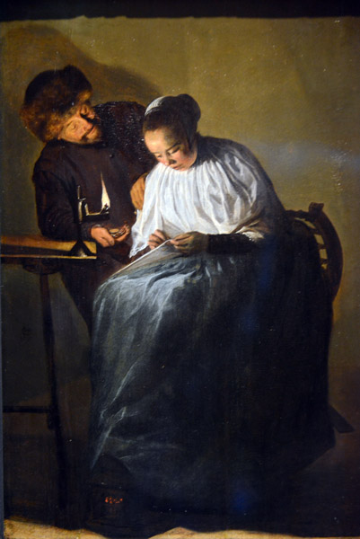 Man Offering Money to a Young Woman, Judith Leyster, 1631