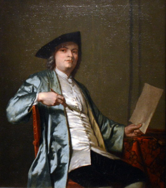 Portrait of Cornelius Ploos van Amstel, George van der Mijn, 1758
