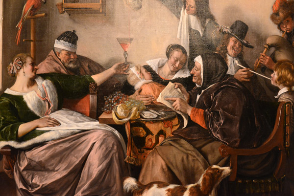 As the Old Sing, So Pipe the Young, Jan Steen, ca 1665