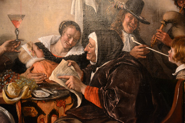 As the Old Sing, So Pipe the Young, Jan Steen, ca 1665