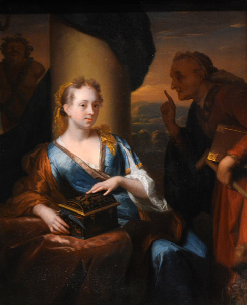 A Useless Moral Lesson, Godfried Schalcken, ca 1680-85