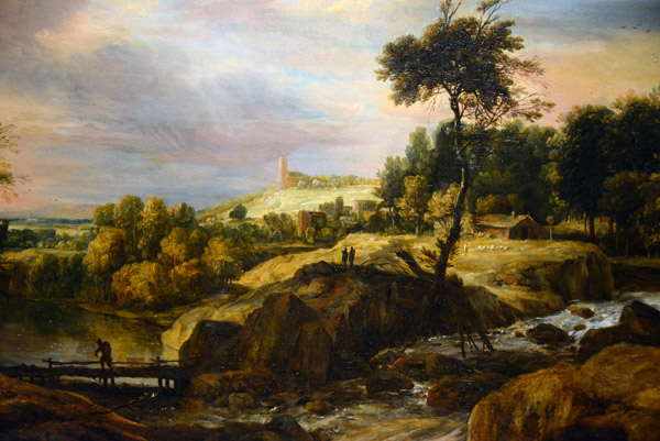 Landscape with Waterfall, Roelant Roghman