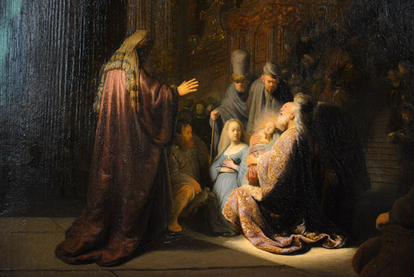 Simeon's Song of Praise, Rembrandt, 1631