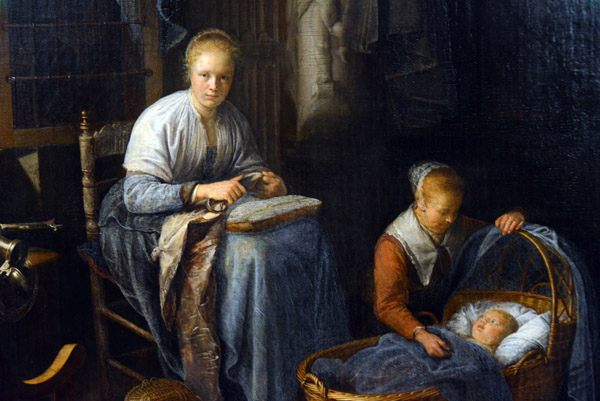 The Young Mother, Gerrit Dou, 1658