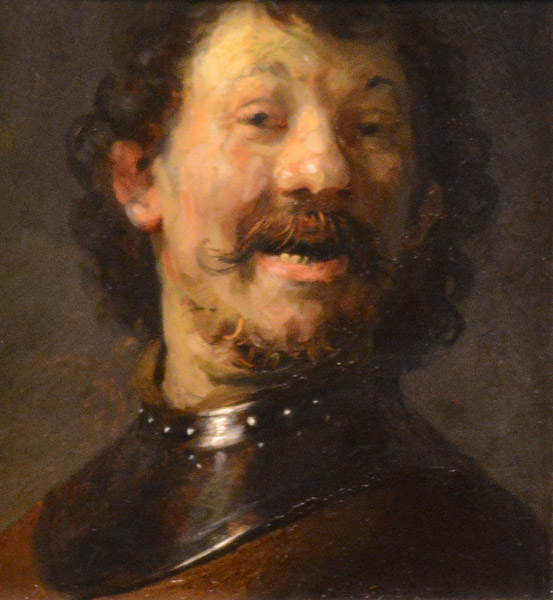 The Laughing Man, Rembrandt, ca 1629-30