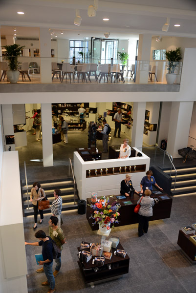 Lobby of the Mauritshuis Museum located beneath the forecourt