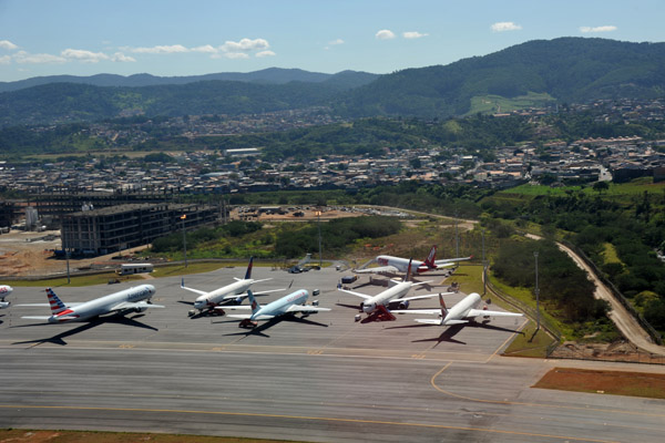 Aircraft on the ramp at Guarulhos Airport, So Paulo, Brazil
