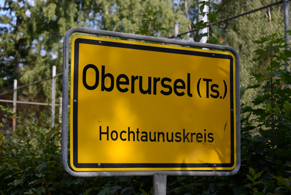 Ortsschild - Oberursel (Taunus), Hochtaunuskreis