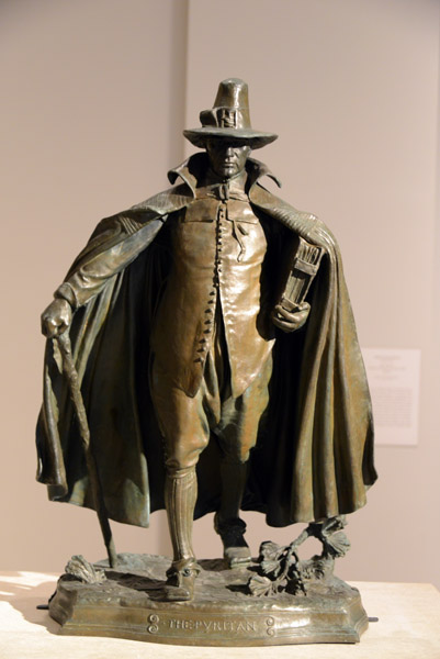 The Puritan, Augustus Saint-Gaudens, modeled 1883-1886, cast after 1899