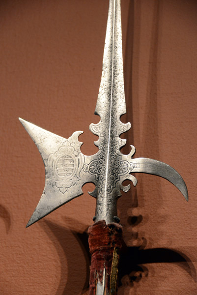 State Halberd Bearing the Heraldic Arms of Saxony, 1609