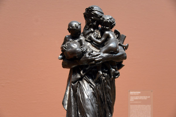Anacreon with the Infants Bacchus and Cupid, Jean Léon Gérôme, 1878, cast ca 1893