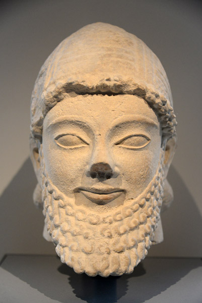 Head of a Bearded Man, Cyprus, 5th C. BC