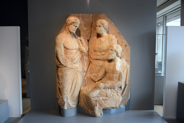 Fragment of a Funerary Naiskos, Athens, ca 330 BC