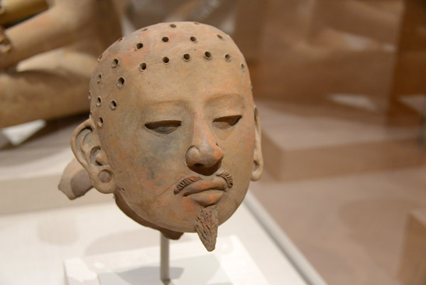Portrait Head, Totonac, Veracruz, Mexico 250-550 AD