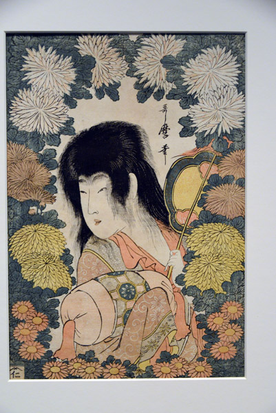 Chrysanthemum Boy (Kikujido), Japan 1801-1802