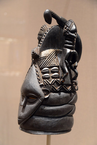 Mask for Sande Society (Ndoli Jowei), Sierra Leone, early 20th C.