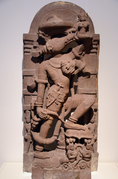 Boar Incarnation of Vishnu Lifting the Earth Goddess Bhudevi, Rajasthan, 11th C.