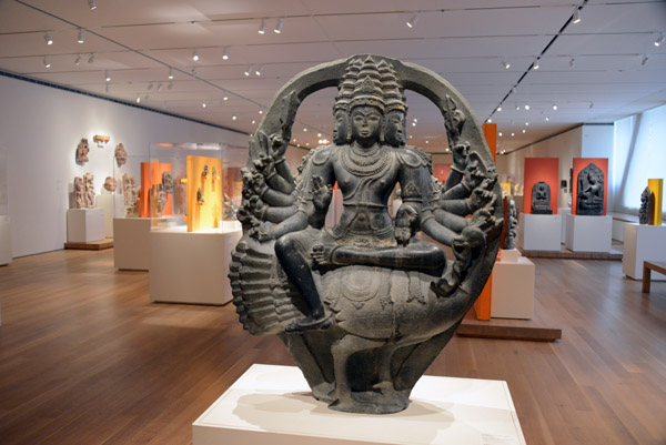 Art Institute of Chicago - South Asian Gallery, Karttikeya, God of War, Seated on a Peacock, Andhra Pradesh ca 12th C.