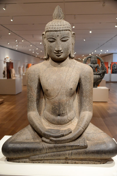 Buddha Seated in Meditation (Dhyanamudra), Tamil Nadu, ca 12th C.