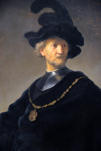 Old Man with a Gold Chain, Rembrandt, 1631