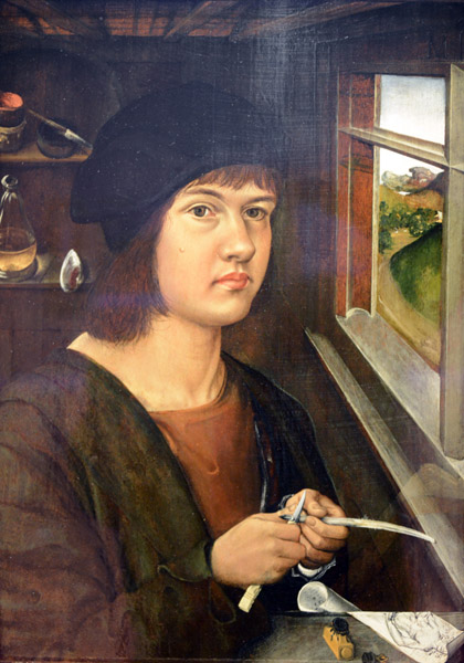 Portrait of a Young Artist, South German, 1500