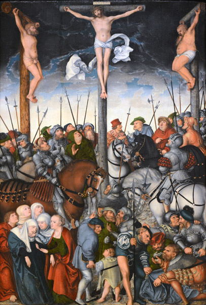 The Crucifixion, Lucas Cranach the Elder, 1538