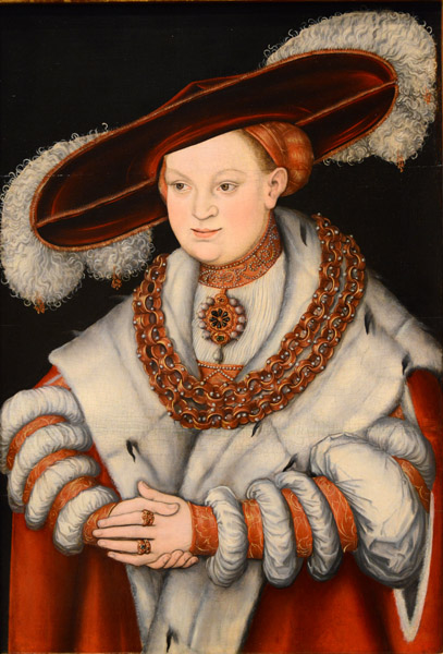 Portrait of Magdalena of Saxony, Wife of Elector Joachim II of Brandenburg, ca 1529