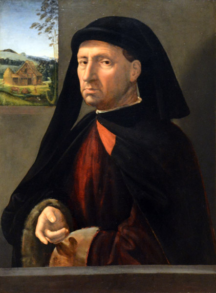 Portrait of a Gentleman, Ridolfo Ghirlandaio, ca 1505