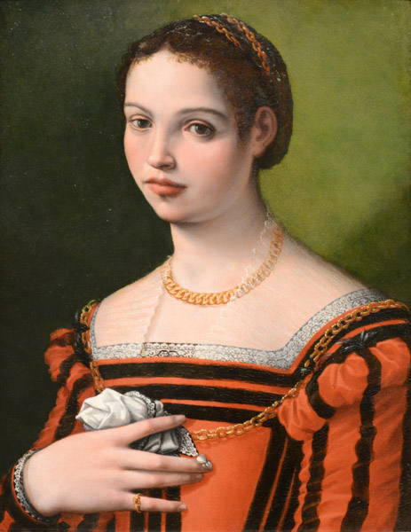 Portrait of a Lady, Michele Tosini, called Michele di Ridolfo, 1550/60