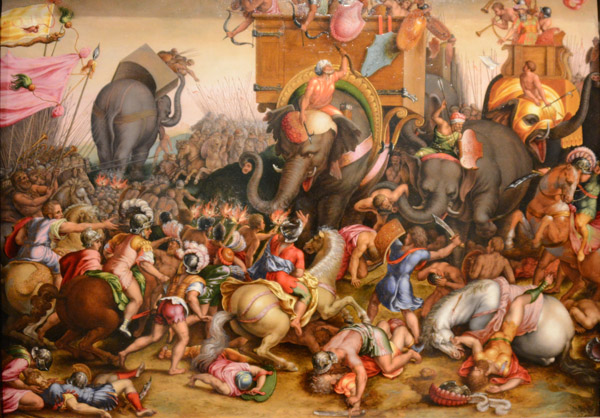 Battle of Zama (2nd Punic War), after Cornelis Cort, after 1567