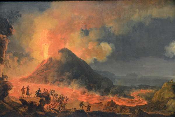The Eruption of Vesuvius, Jacques-Antonine Volaire, 1771