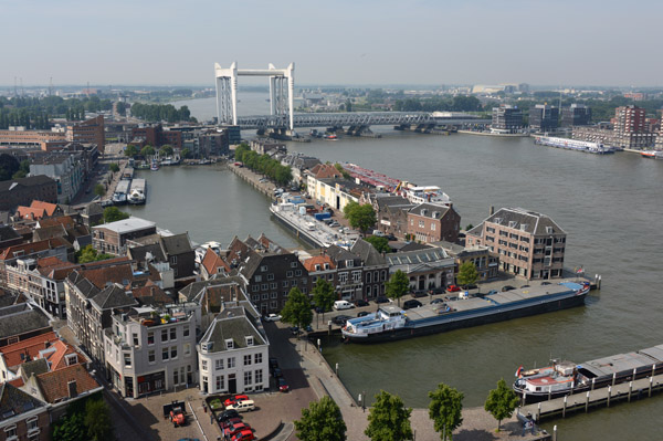 View of Dordrecht from the top of the Grote of Onze-Lieve-Vrouwekerk