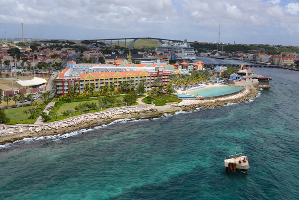 Arriving in Curaao by ship