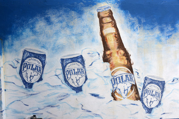Polar Beer, found everywhere in Curaao together with Heineken, Amstel, Presidente (Dominican Republic) and Corona 