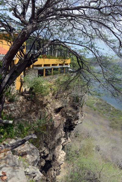 Cliff top restaurant of Fort Nassau