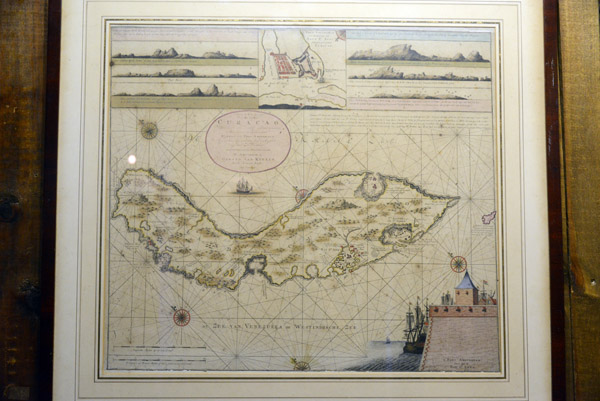 Dutch sea chart of Curaao