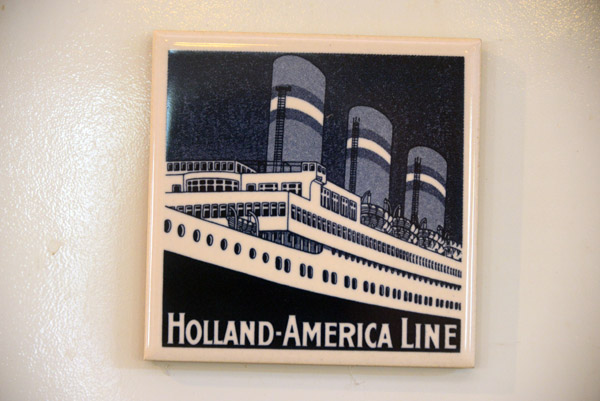 Delft tile - Holland America Line 